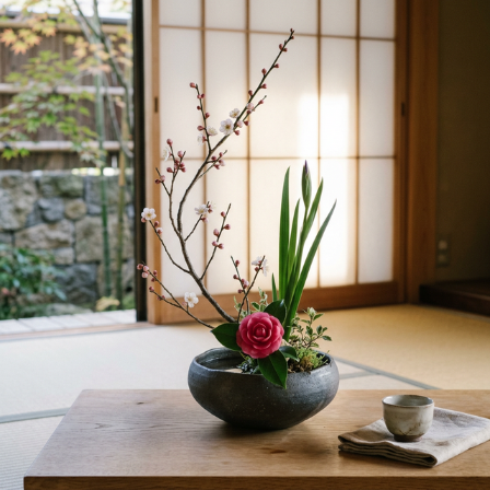 華道部の作品